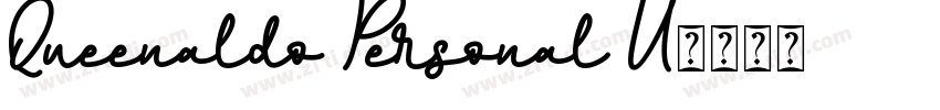 Queenaldo Personal U字体转换
